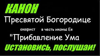 Молитва о детях - Богородице в честь иконы Ея "Прибавление Ума" #Акафист