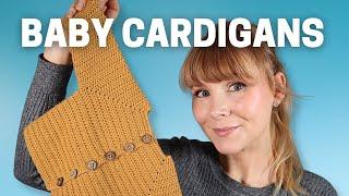 The Cutest Crochet Baby Cardigans | My Best Designs & Easy Patterns You Need to See!