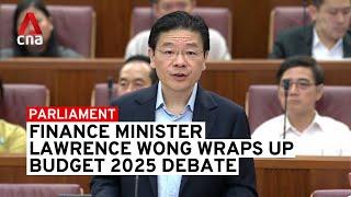 Budget 2025: Finance Minister Lawrence Wong rounds up parliamentary debate on Budget | Full speech