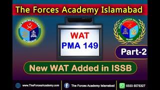 Word Association Test (WAT) || Part-2 ||ISSB PMA L/C 149||New words|| The Forces Academy Islamabad