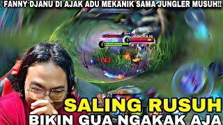 ADU MEKANIK SALING RUSUH JUNGLE! GINI ROTASI MAIN FANNY KALO KETEMU MUSUH YANG KEK GINI! TRICK DJANU