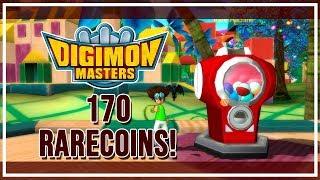 USING 170 RARE COINS - DIGIMON MASTERS ONLINE