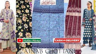 Zainab Chottani Lawn Volume | super wholesale prices | Hashim Fabrics