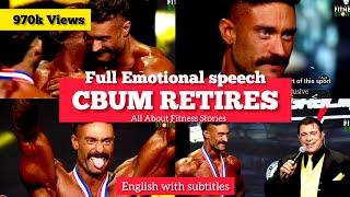 CBUM RETIRES, CRIES ON STAGE - WINS 6TH TIME MENS PHYSIQUE OLYMPIA TITLE 2024