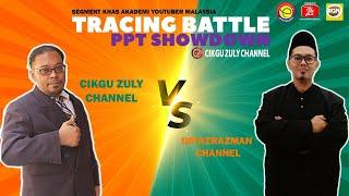 LIVE PPT TRACING LOGO BATTLE | CIKGU ZULY CHANNEL VS USTAZRAZMAN CHANNEL (2ND ROUND)