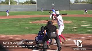 Luis Guerrero Prospect Video, RHP, Home School Miami, Florida