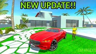 Car Simulator 2 New Update | New City Exploring with Mercedes Maybach Vision 6 | New Car | Bug Found