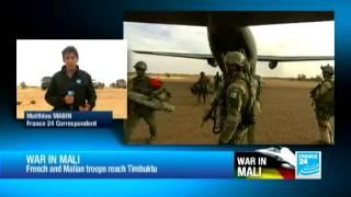 War in Mali : French and Malian troops reach Timbuktu