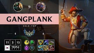 Gangplank Top vs Poppy - KR Challenger Patch 14.13