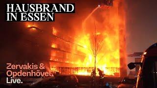 SCHLIMMSTE NACHT DES LEBENS: Hausbrand in Essen zerstört Wohnblock | Zervakis & Opdenhövel. Live.