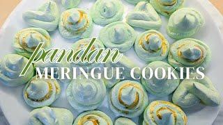 How to make Pandan Meringue Cookies