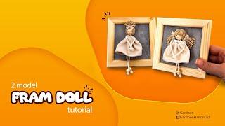 2 model of cut doll in frame tutorial آموزش دو‌مدل عروسک بانمک در قاب