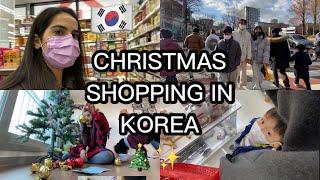 CHRISTMAS SHOPPING IN KOREA | vlog  I spent 4000 rupees 