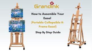 Unlock Your Creative Space: Grandink Portable Collapsible H-Frame Easel Setup Tutorial for Artists