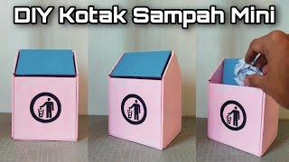 Ide Kreatif Dari Kardus Bekas | Membuat Tempat Sampah Dari Kardus Bekas | Craft