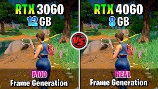  RTX 3060 vs RTX 4060  TEST en 10 JUEGOS  FSR 3 MOD - FRAME GENERATION 