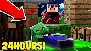 He IGNORED Me For 24 HOURS in Minecraft.. (I Was Angry)