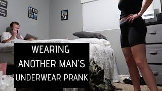WEARING ANOTHER MAN'S BOXERS IN FRONT OF MY BOYFRIEND PRANK (HE WAS MAD)