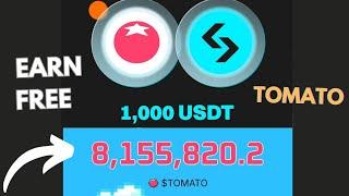 How To Earn Free Tomato ( $1,000 Usdt) Using Telegram || Bitget X Tomato Token