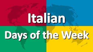 Learn Italian part 1 | Days of the Week