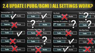 PUBG MOBILE 2.4 UPDATE ALL NEW BASIC SETTINGS GUIDE IN HINDI | BEST SENSITIVITY BGMI / PUBG MOBILE!