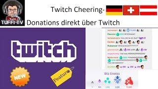 Twitch Cheering, neue Donationmethode auf Twitch[GER 1080] 2016