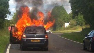 2017 Vauxhall Zafira fires