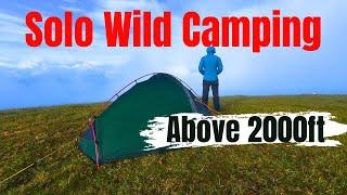 Solo Wild Camp Above 2000ft