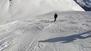 Most Difficult black Run in Auris | Skiing Alpe D'Huez 2019 4k