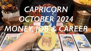 CAPRICORN - OCTOBER 2024 MONEY, JOB & CAREER️