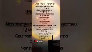  I'm a Firefly 나는 반딧불 | Hwang Ga Ram 황가람
