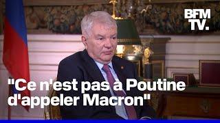 Ukraine, Macron… L'interview en intégralité d'Alexey Meshkov, ambassadeur de Russie en France