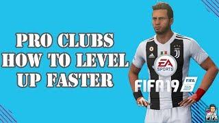 FIFA 19 Pro Clubs How To RANK Your Virtual Pro Overall Faster! XP System Explained (PINNED Comment)