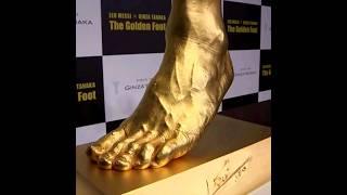 Messi's golden foot making