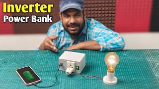 2 IN 1 Inverter + Power Bank | Portable 20w Mini Inverter घर पर कैसे बनाये