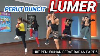 MENGECILKAN PERUT BUNCIT | HIIT PENURUNAN BERAT BADAN PART 5