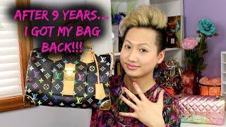 After 9 years... I got my Louis Vuitton Black Multicolor Speedy 30 bag back! | HUEYYROUGE