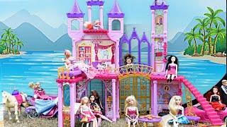 Barbie Disney Princess My Dream Castle Steffi Love with Swing and Rocking Horse for Kids