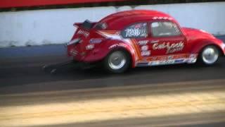 Irwindale Dragstrip   THURSDAY NIGHT THUNDER VW drag bug 8/9/12