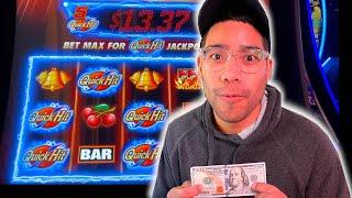 I Put $100 Into Quick Hit  Slot Machines At Planet Hollywood Las Vegas!