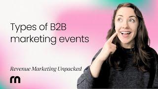 Types of B2B marketing events