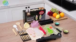 FUNGYAND Sushi Making Kit, 27-Piece Professional Sushi Kit