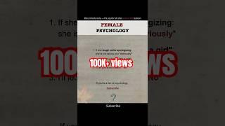 Female  Psychology #motivation #quotes