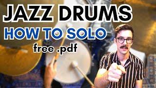 How To Play Jazz Drums - Melodic Soloing | free .pdf!