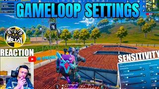 MY PERSONAL GAMELOOP SETTINGS + SENSITIVITY REVEAL +  @MrJayPlays REACTION ON MY GAMEPLAY 