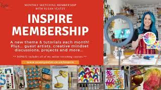 Inspire Membership - Leaf Printing Warm-up