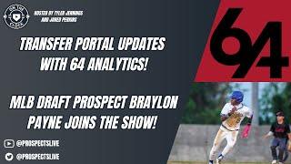 On The Clock: Transfer Portal Talk with 64 Analytics and Prep Prospect Braylon Payne Joins the Show!