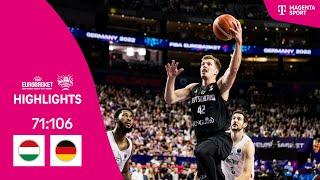 Ungarn - Deutschland | Highlights FIBA EUROBASKET 2022