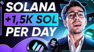 +1,5k SOL PER DAY! Best Solana Crypto Arbitrage Strategy 2025 | Solana Price Prediction