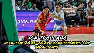 Don Trollano NLEX-SMB 2023-2024 PBA Commissioner's Cup Highlights